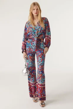 ba&sh Pantalons*Milou. Blanc Ecru