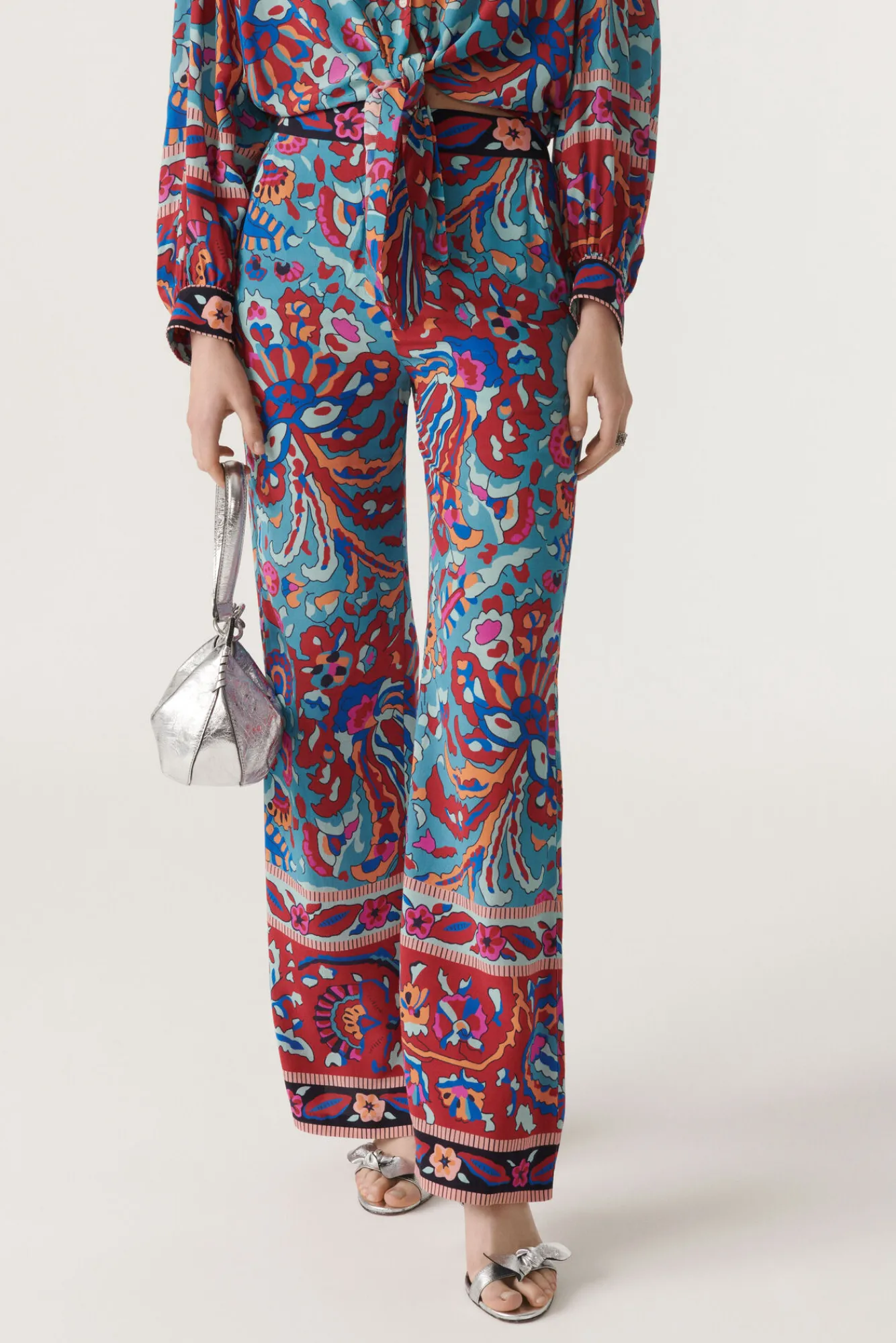 ba&sh Pantalons*Milou. Blanc Ecru