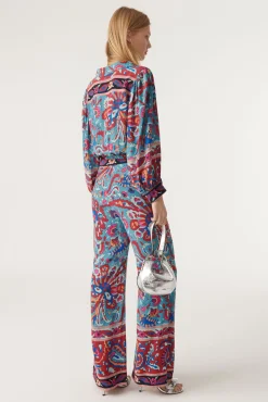 ba&sh Pantalons*Milou. Blanc Ecru