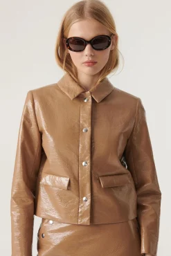 ba&sh Vestes & Manteaux*Moma. Marron