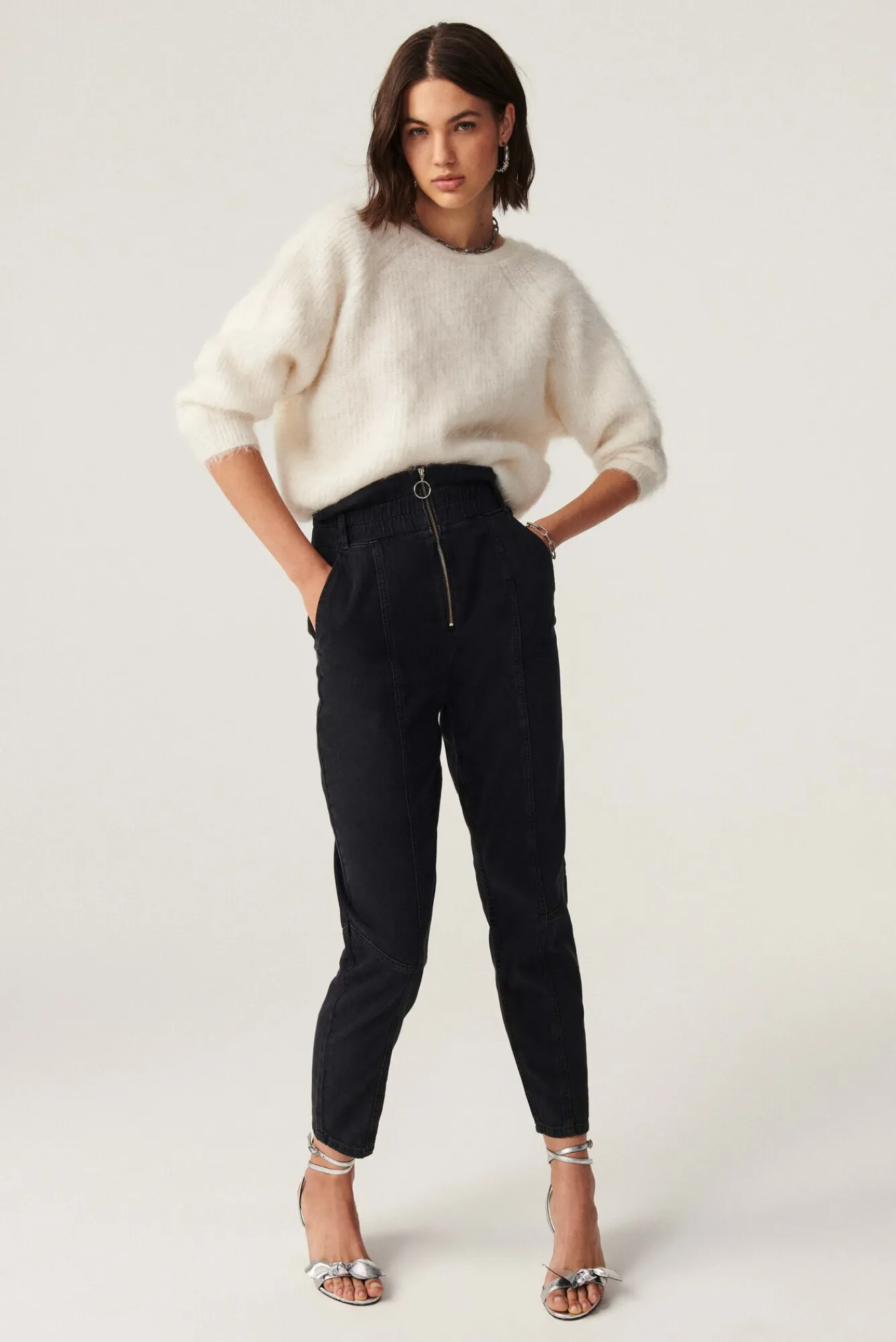ba&sh Denim*Mony. Noir