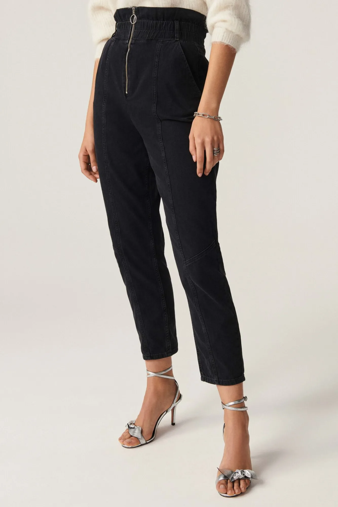 ba&sh Denim*Mony. Noir