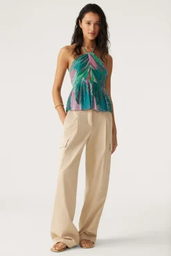 ba&sh Tops & Chemises*Nellie. Vert