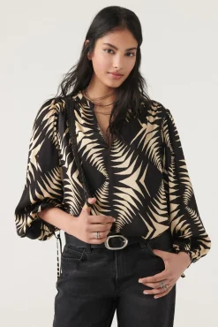 ba&sh Tops & Chemises*Nemona. Noir