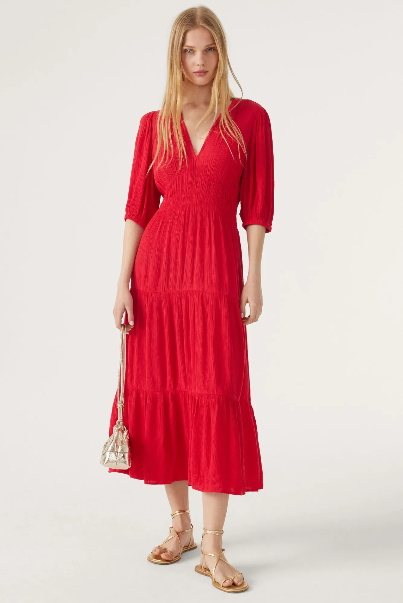 ba&sh Robes*Norma. Rouge