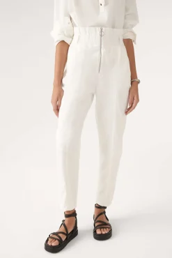 ba&sh Pantalons*Omny. Blanc Ecru
