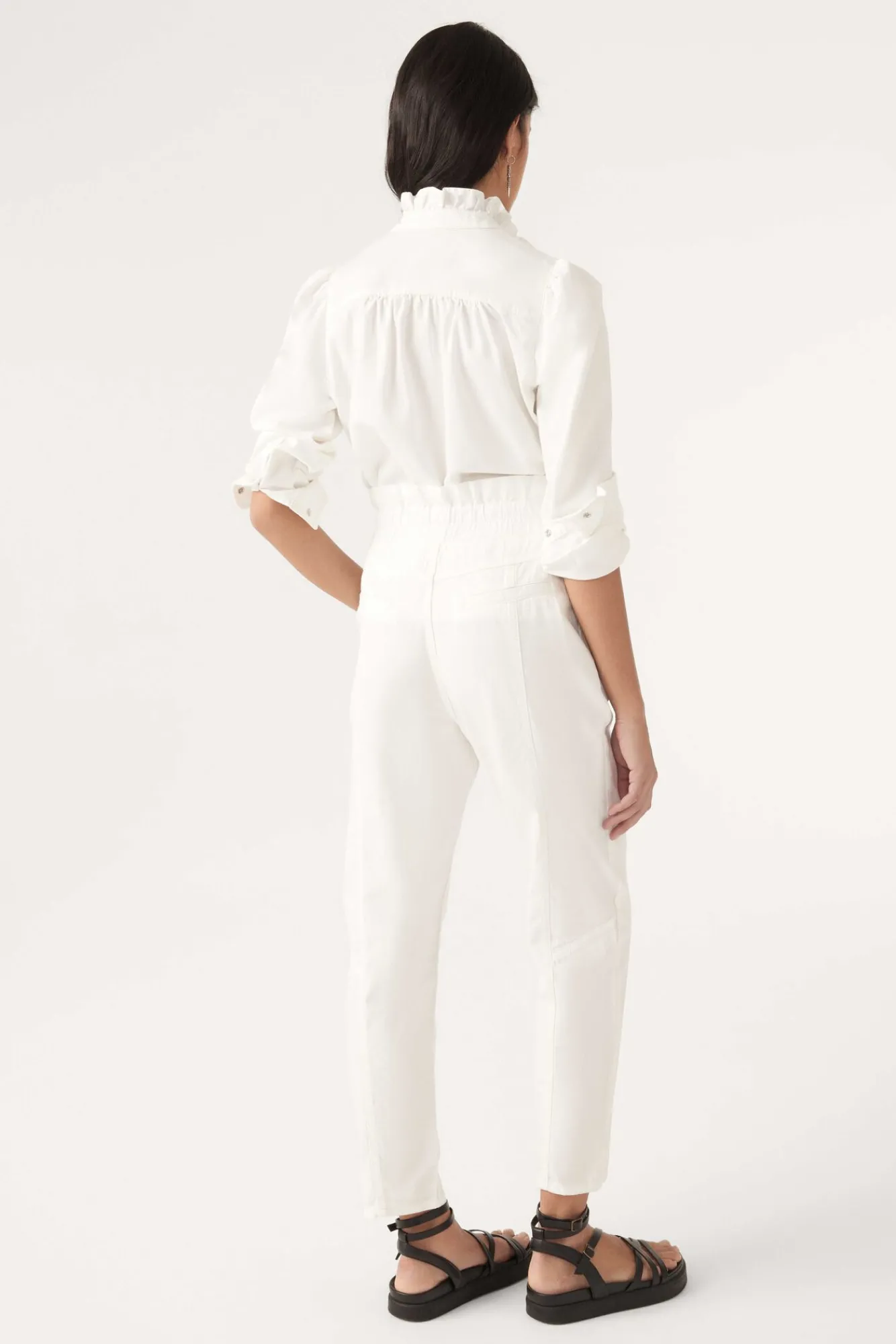 ba&sh Pantalons*Omny. Blanc Ecru