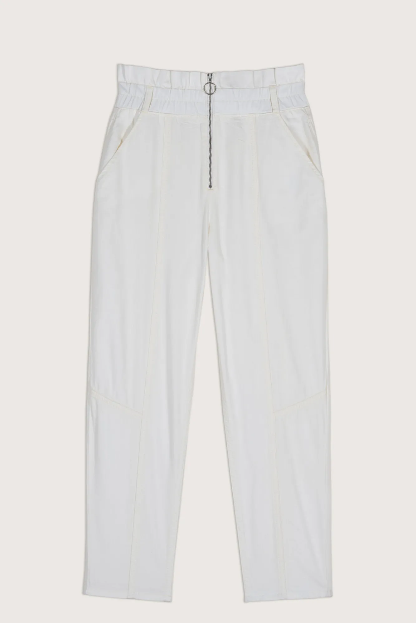 ba&sh Pantalons*Omny. Blanc Ecru