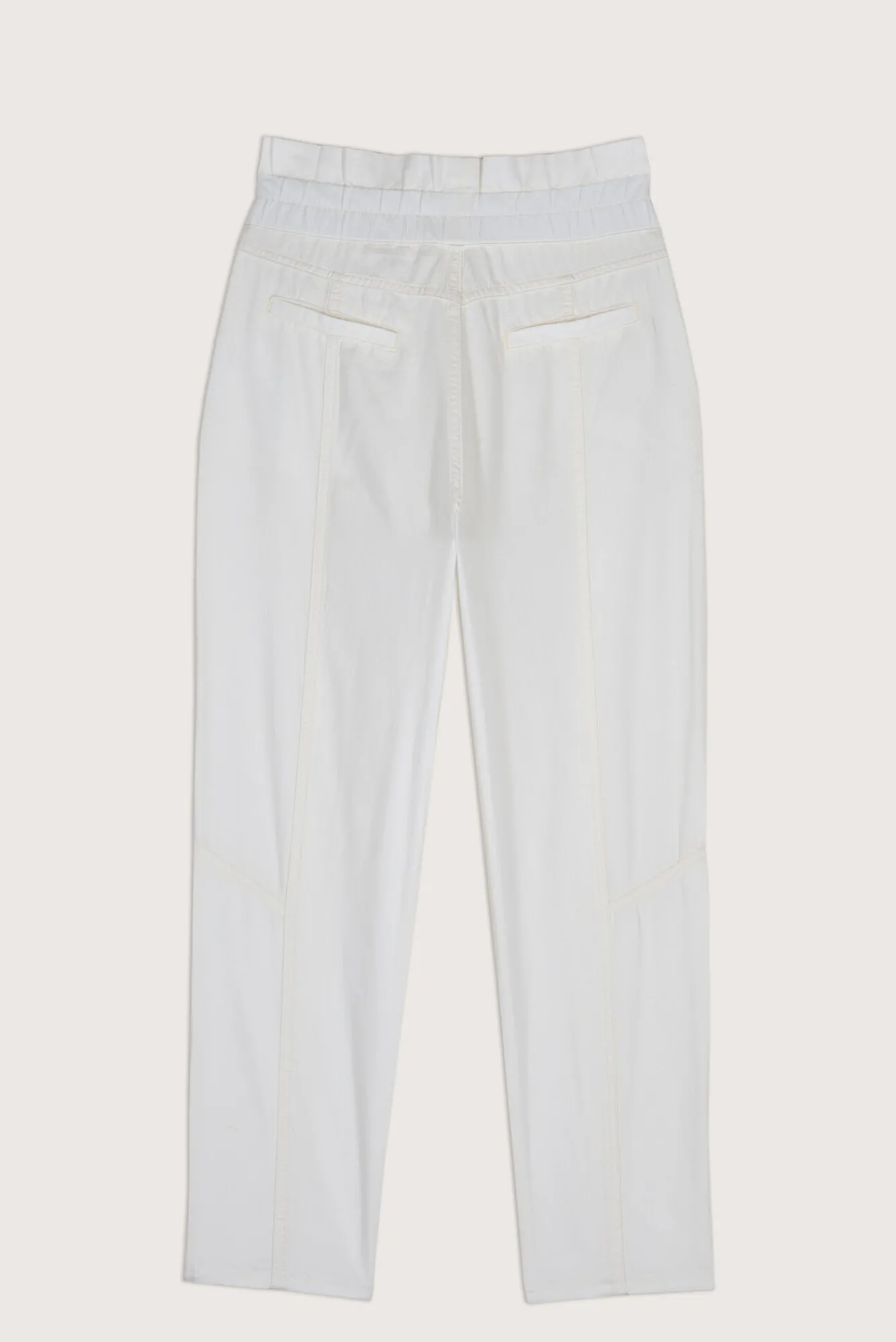 ba&sh Pantalons*Omny. Blanc Ecru