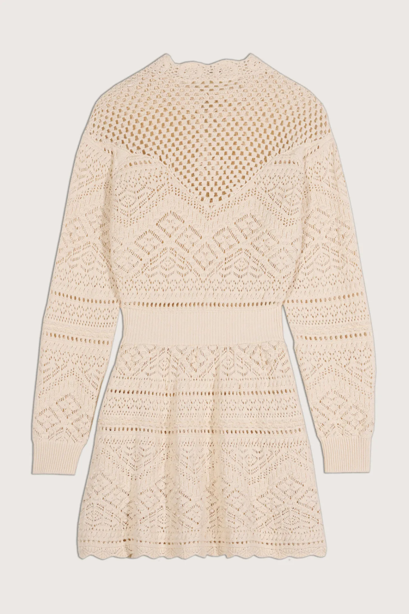 ba&sh Robes*Pearle. Blanc Ecru