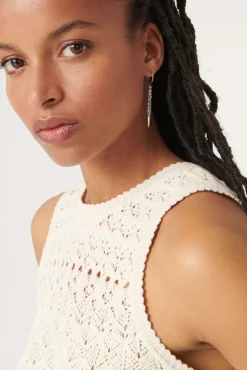 ba&sh Tops & Chemises*Pierce. Blanc Ecru