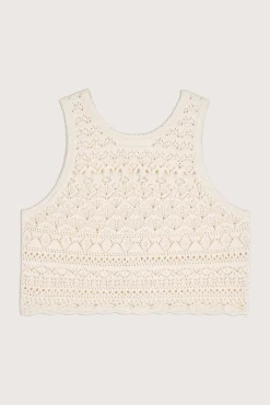 ba&sh Tops & Chemises*Pierce. Blanc Ecru