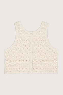 ba&sh Tops & Chemises*Pierce. Blanc Ecru