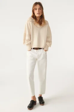 ba&sh Mailles*Pino. Blanc Ecru