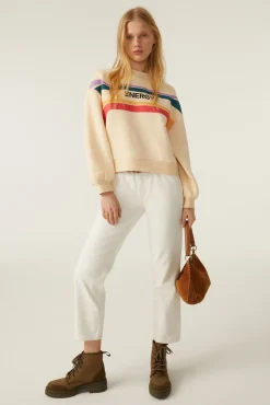 ba&sh Sweatshirts*Roger. Blanc Ecru