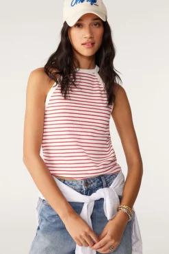 ba&sh T-Shirts*Saluso. Blanc Ecru