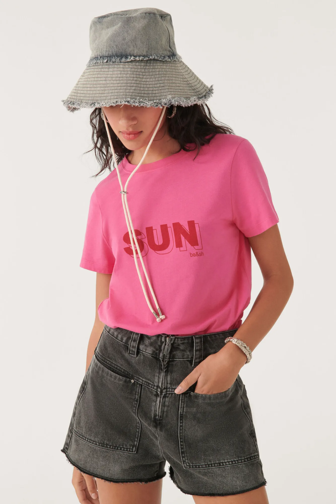 ba&sh T-Shirts*Santo. Rose
