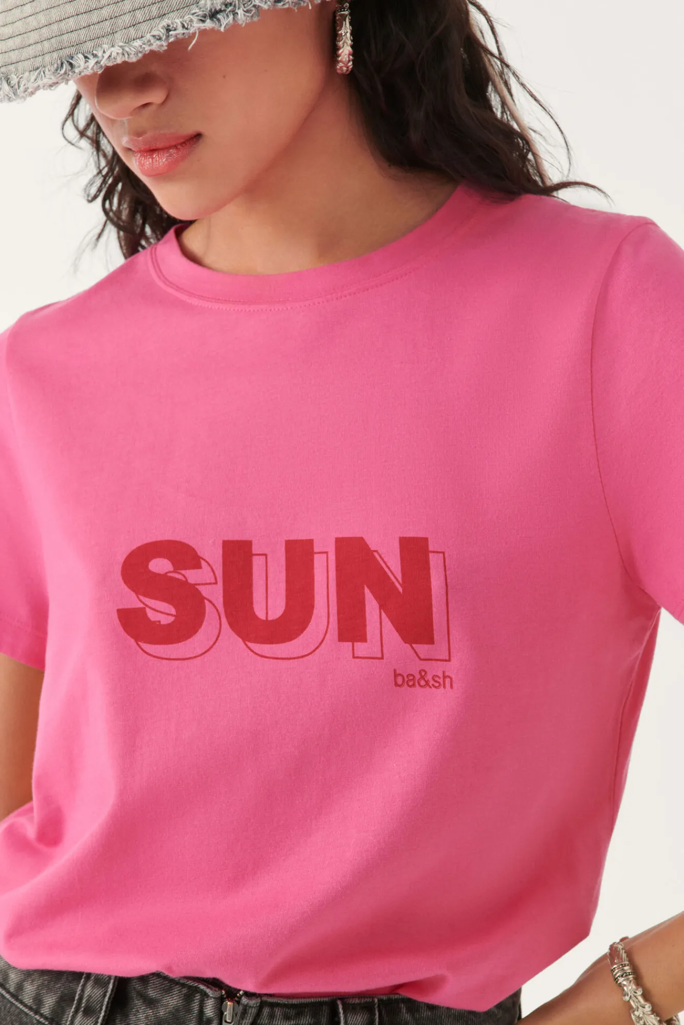 ba&sh T-Shirts*Santo. Rose