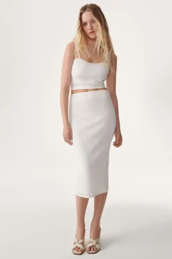 ba&sh Mailles*Saturne. Blanc Ecru
