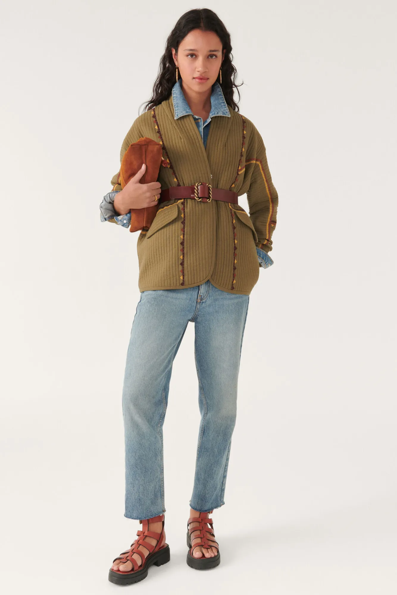 ba&sh Vestes & Manteaux*Siago. Blanc Ecru