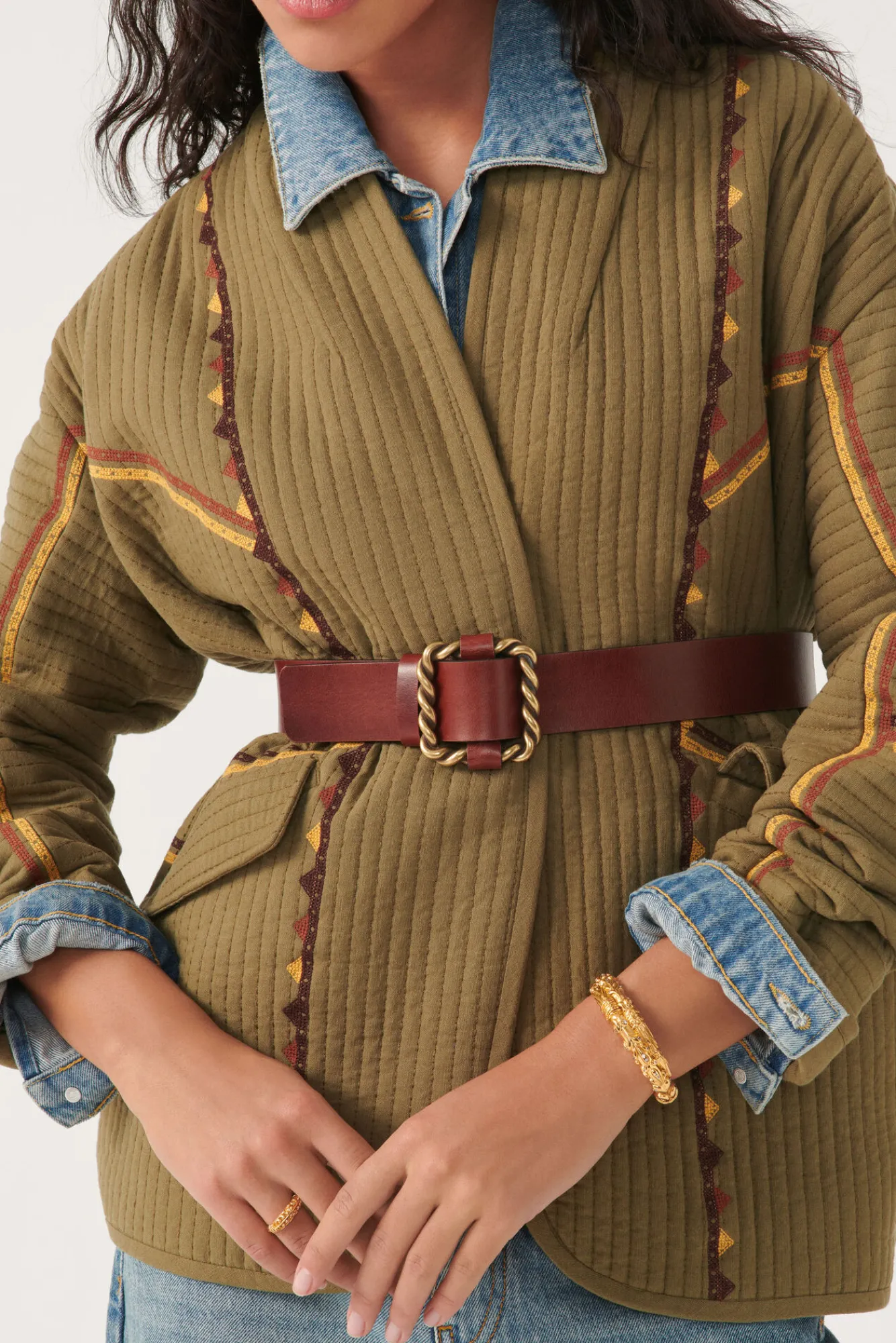 ba&sh Vestes & Manteaux*Siago. Blanc Ecru
