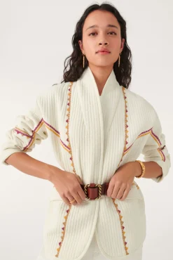 ba&sh Vestes & Manteaux*Siago. Blanc Ecru