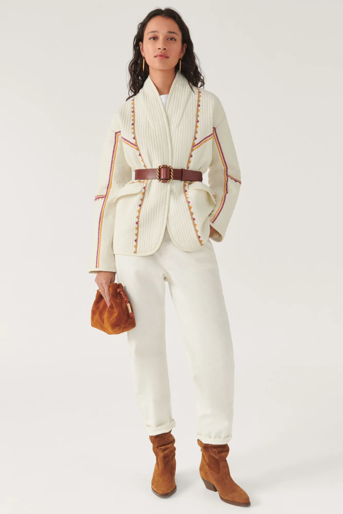 ba&sh Vestes & Manteaux*Siago. Blanc Ecru