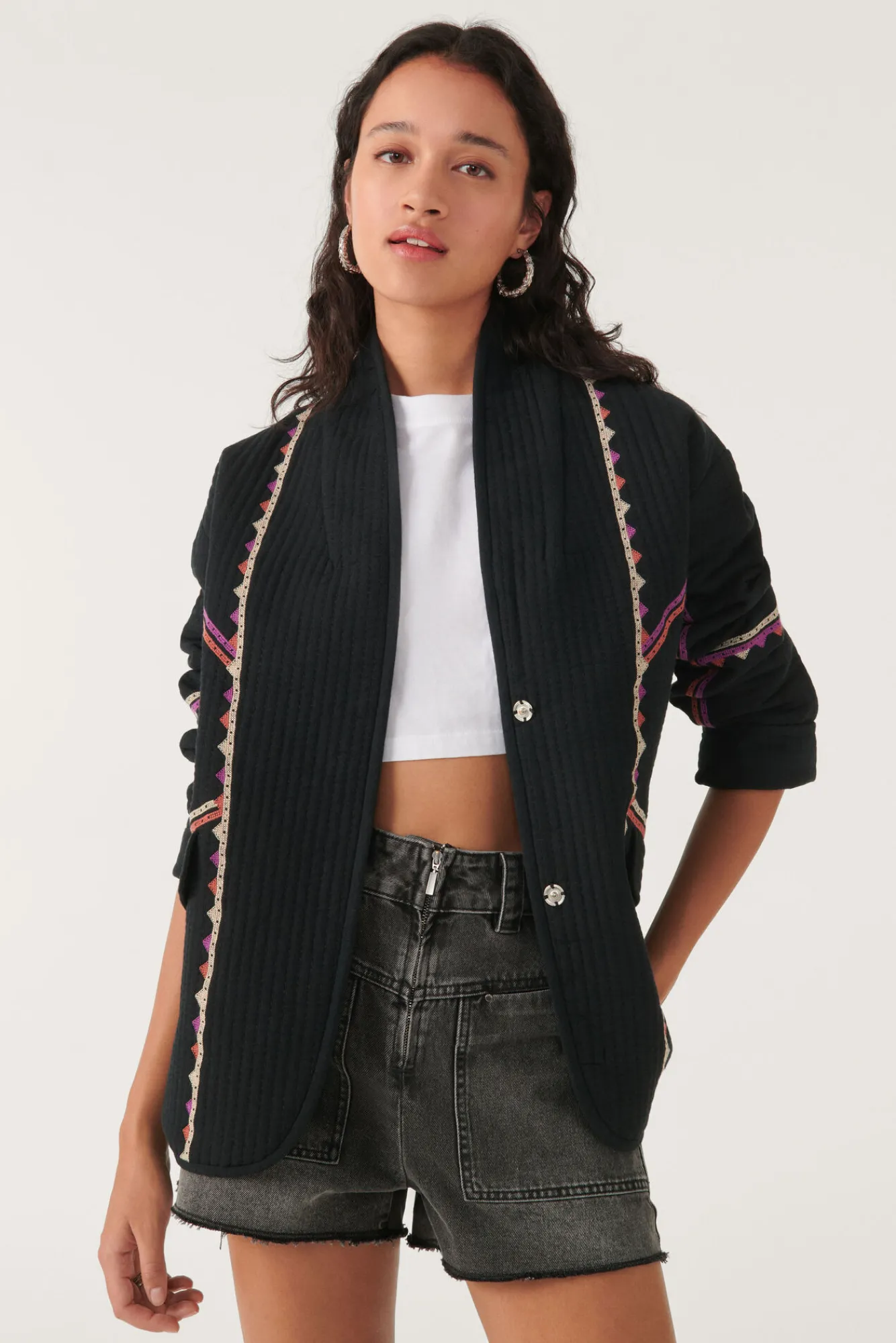 ba&sh Vestes & Manteaux*Siago. Blanc Ecru