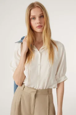 ba&sh Tops & Chemises*Talali. Blanc Ecru