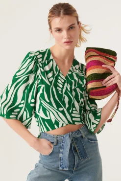 ba&sh Tops & Chemises*Tonka. Vert