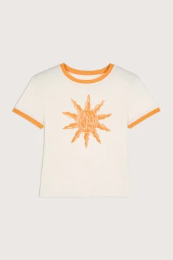 ba&sh T-Shirts*Trio. Blanc Ecru