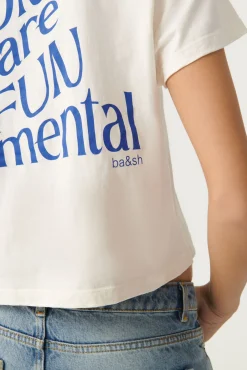 ba&sh T-Shirts*Tshirt. Blanc Ecru