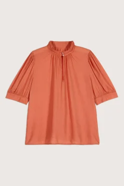 ba&sh Tops & Chemises*Tyler. Jaune-Orange
