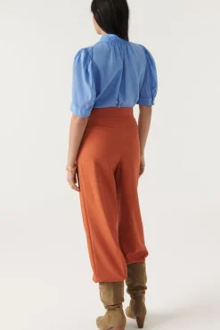 ba&sh Tops & Chemises*Tyler. Jaune-Orange