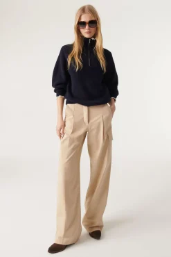ba&sh Pantalons*Vara. Beige