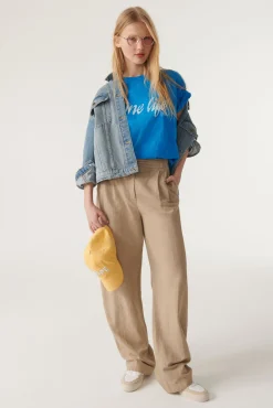 ba&sh T-Shirts*Varper. Blanc Ecru