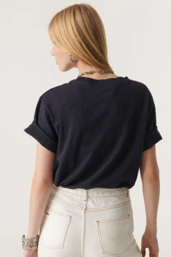 ba&sh T-Shirts*Varper. Blanc Ecru