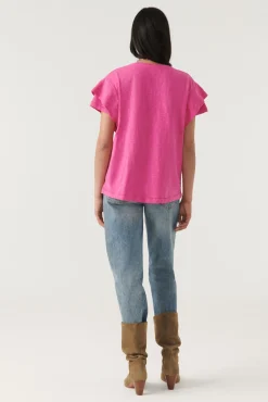 ba&sh T-Shirts*Viny. Blanc Ecru