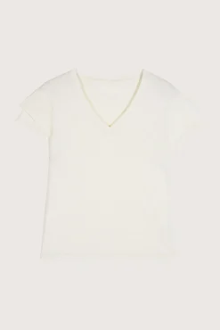 ba&sh T-Shirts*Viny. Blanc Ecru