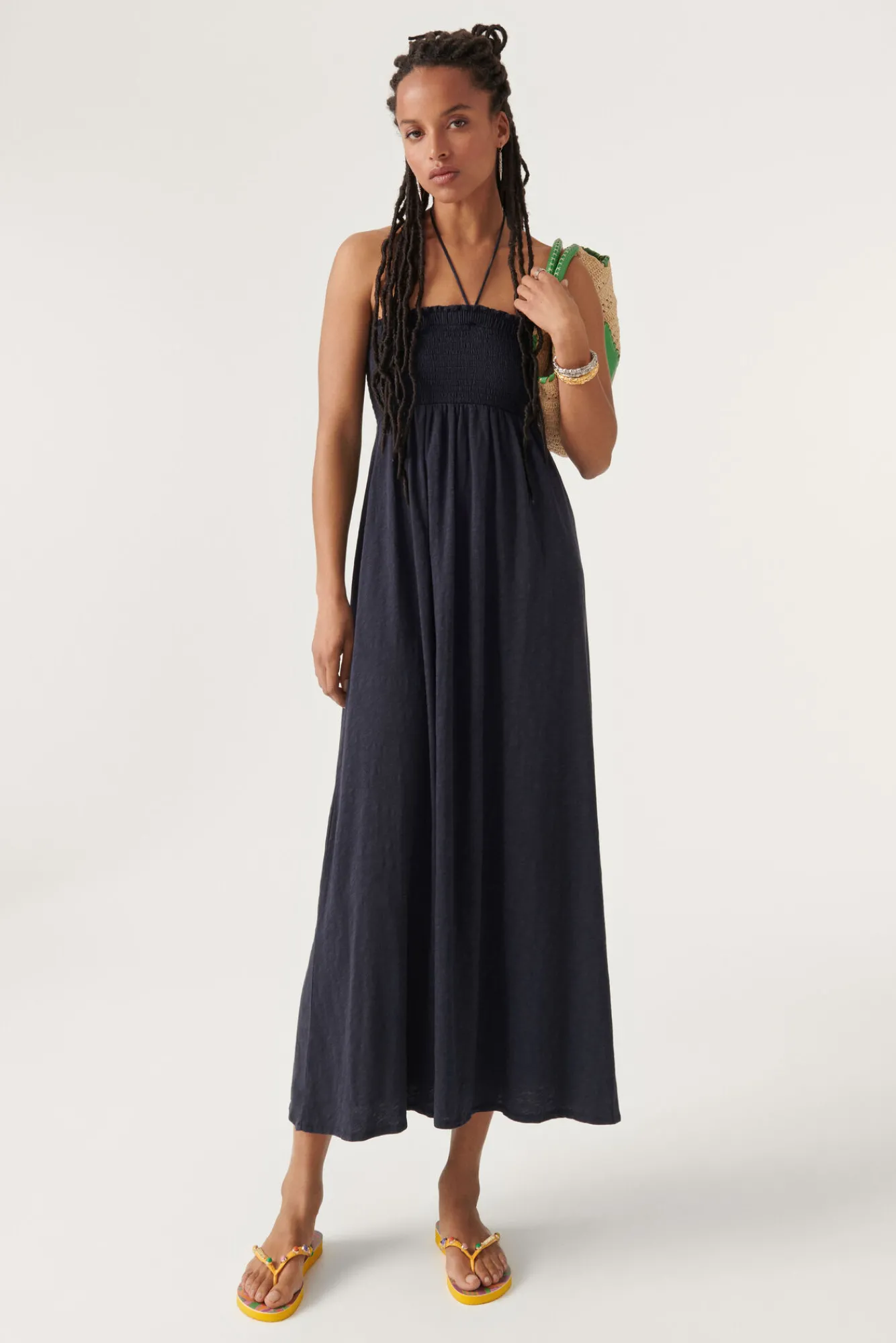 ba&sh Robes*Viska. Bleu Nuit
