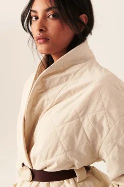 ba&sh Vestes & Manteaux*Wicky. Blanc Ecru
