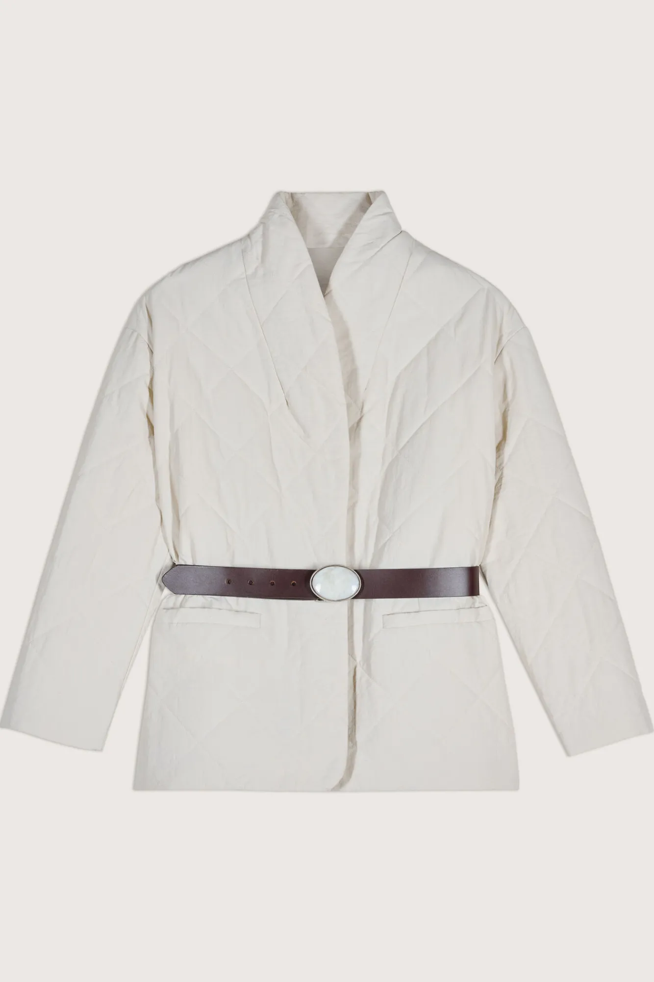 ba&sh Vestes & Manteaux*Wicky. Blanc Ecru
