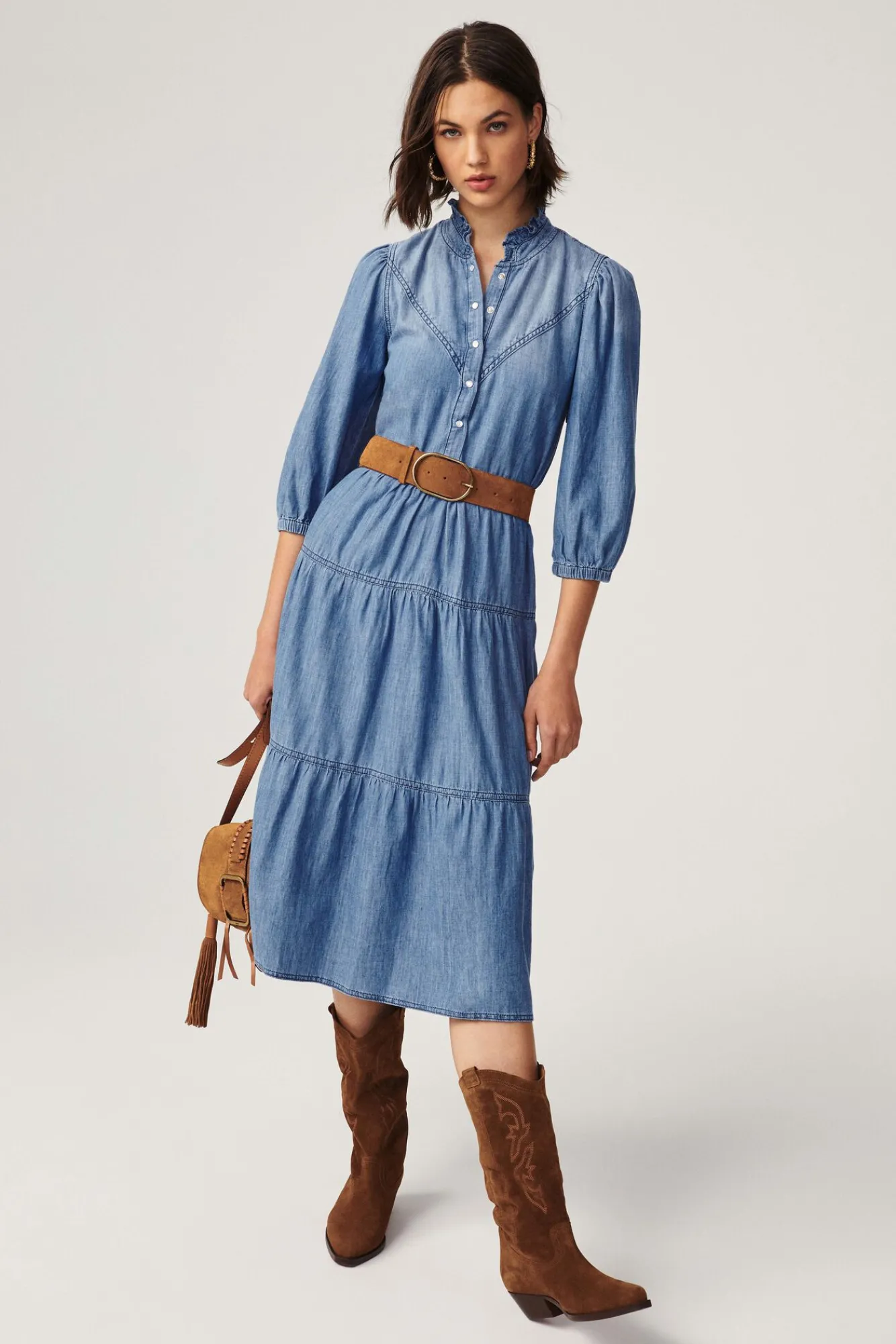 ba&sh Robes*Willow. Bleu